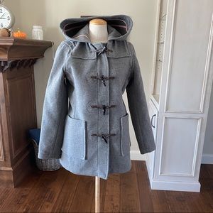 New copper key extra small gray peacoat with hood